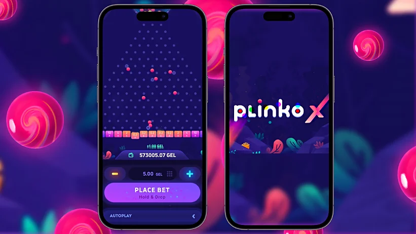 Versión móvil de Plinko X
