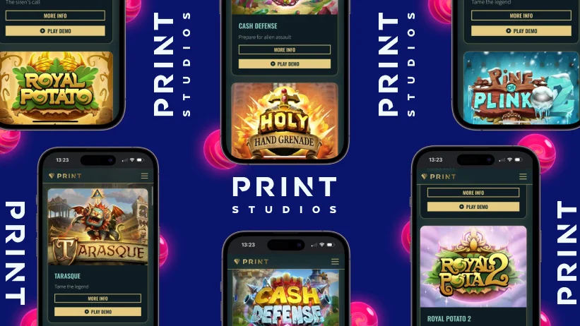 Slots de Print Studios en el móvil