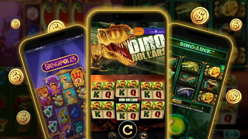 Tragamonedas de dinosaurios en casinos