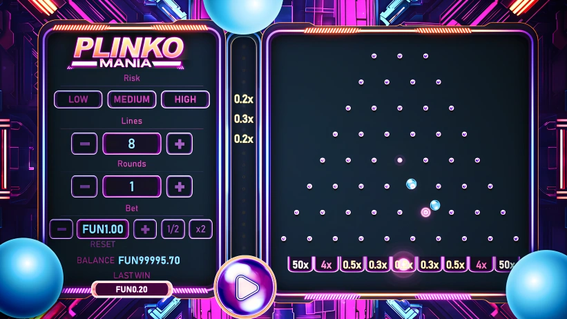 play Plinko Mania