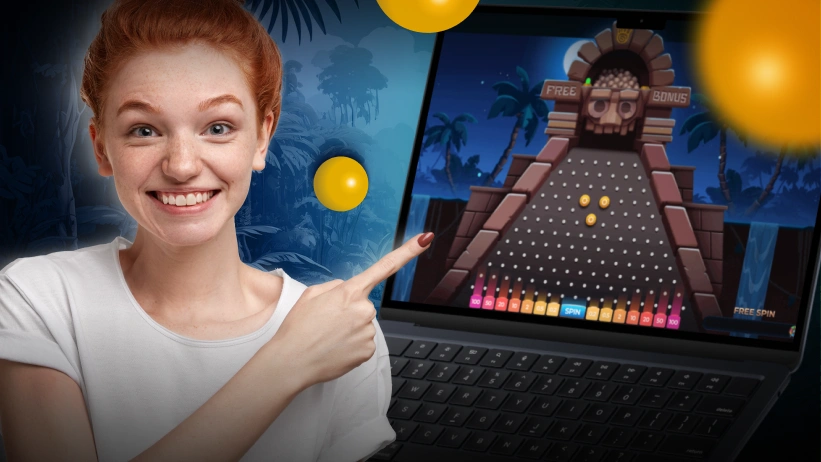 jeu Plinko Aztec 1000
